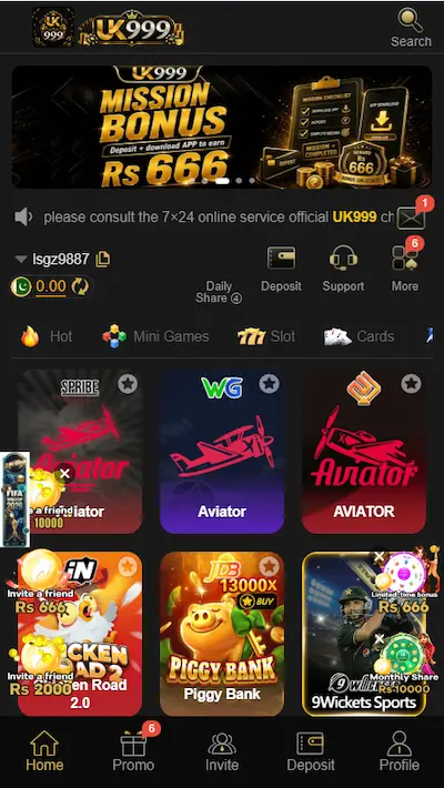UK999 apk login