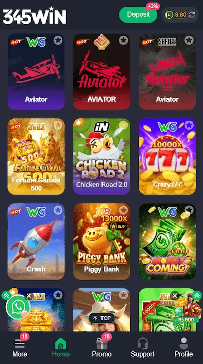 345Win apk app